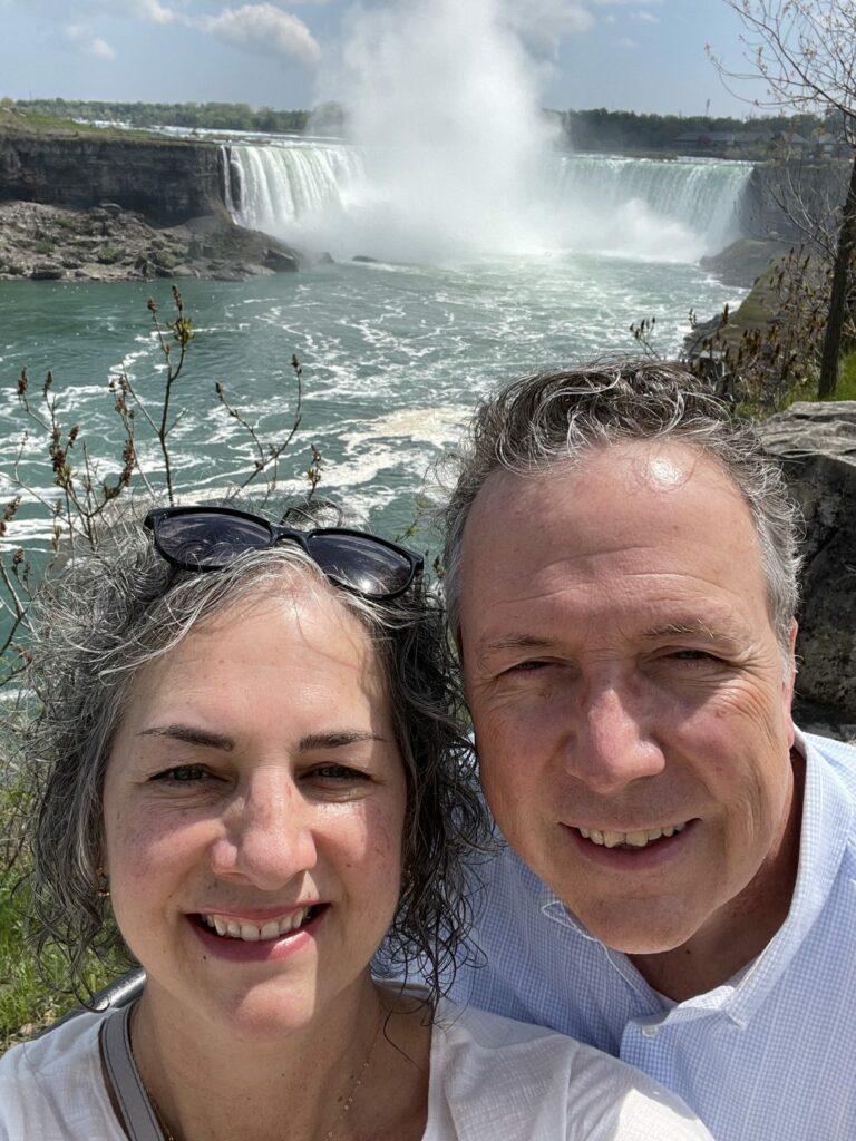Larry and Lisa at Niagara Falls, Canada. (May 2022)